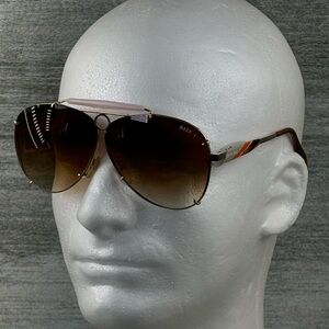 VTG Solar-Mates Mach 1 Gold Aviators Pilot Sunglasses Metar Frame NWT 1200M 80s